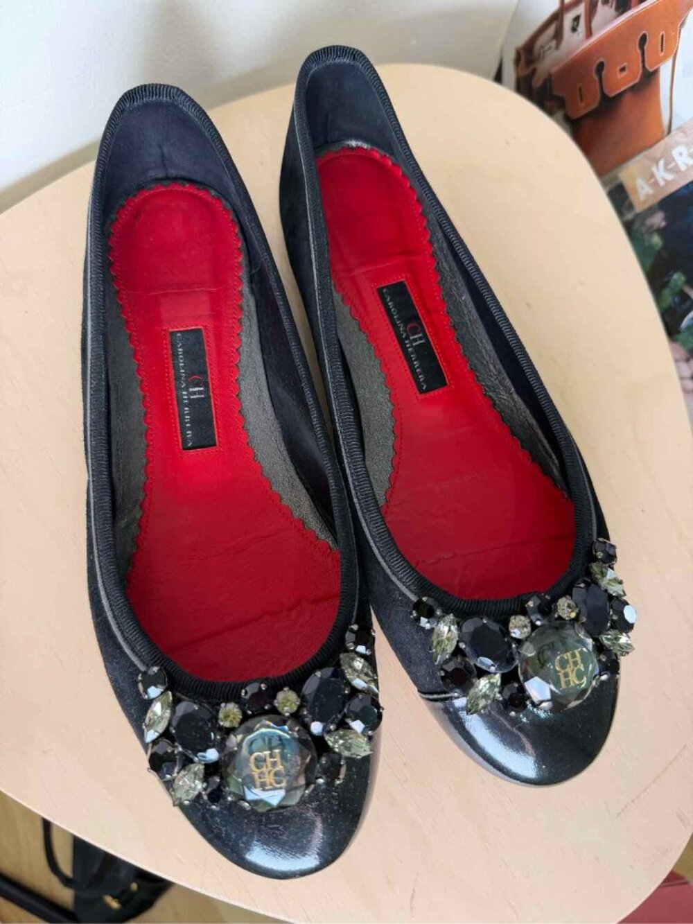 Carolina Herrera Black Size 37 Shoes